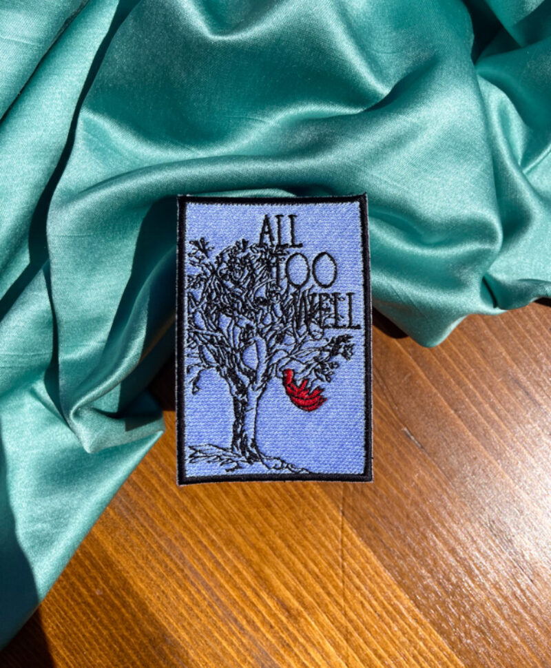 All Too Well Book Cover Patch – Carissaofthesea Embroidery